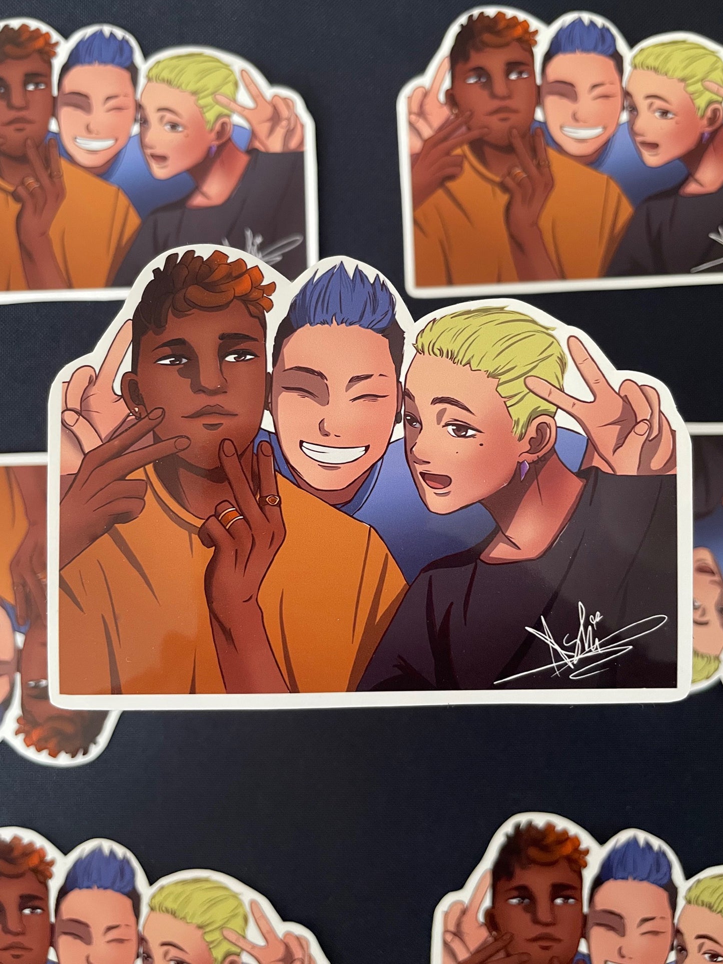 Sticker de Phoenix, Yoru et Gecko (Valorant)