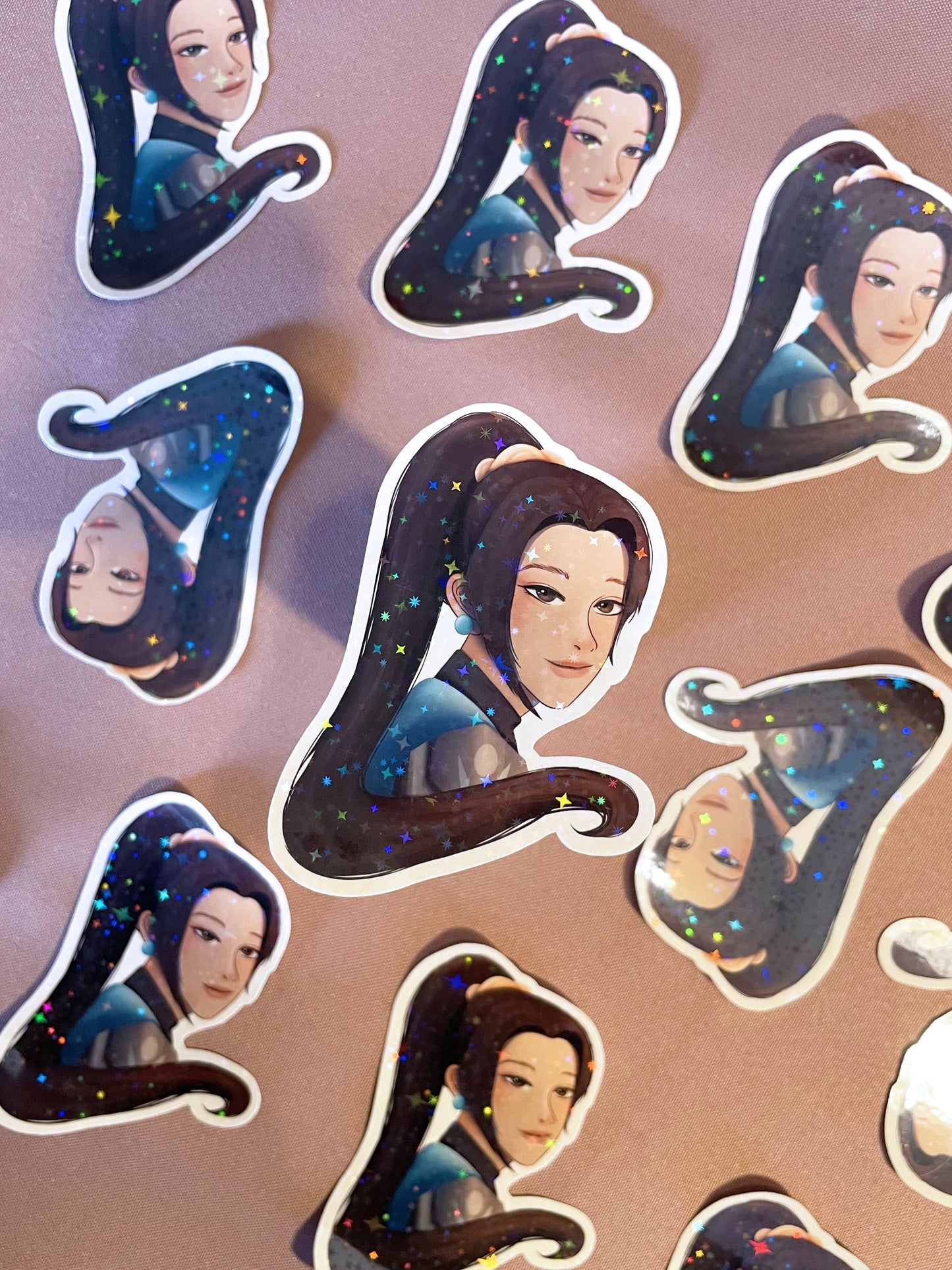 Sticker de Sage holographique (Valorant)