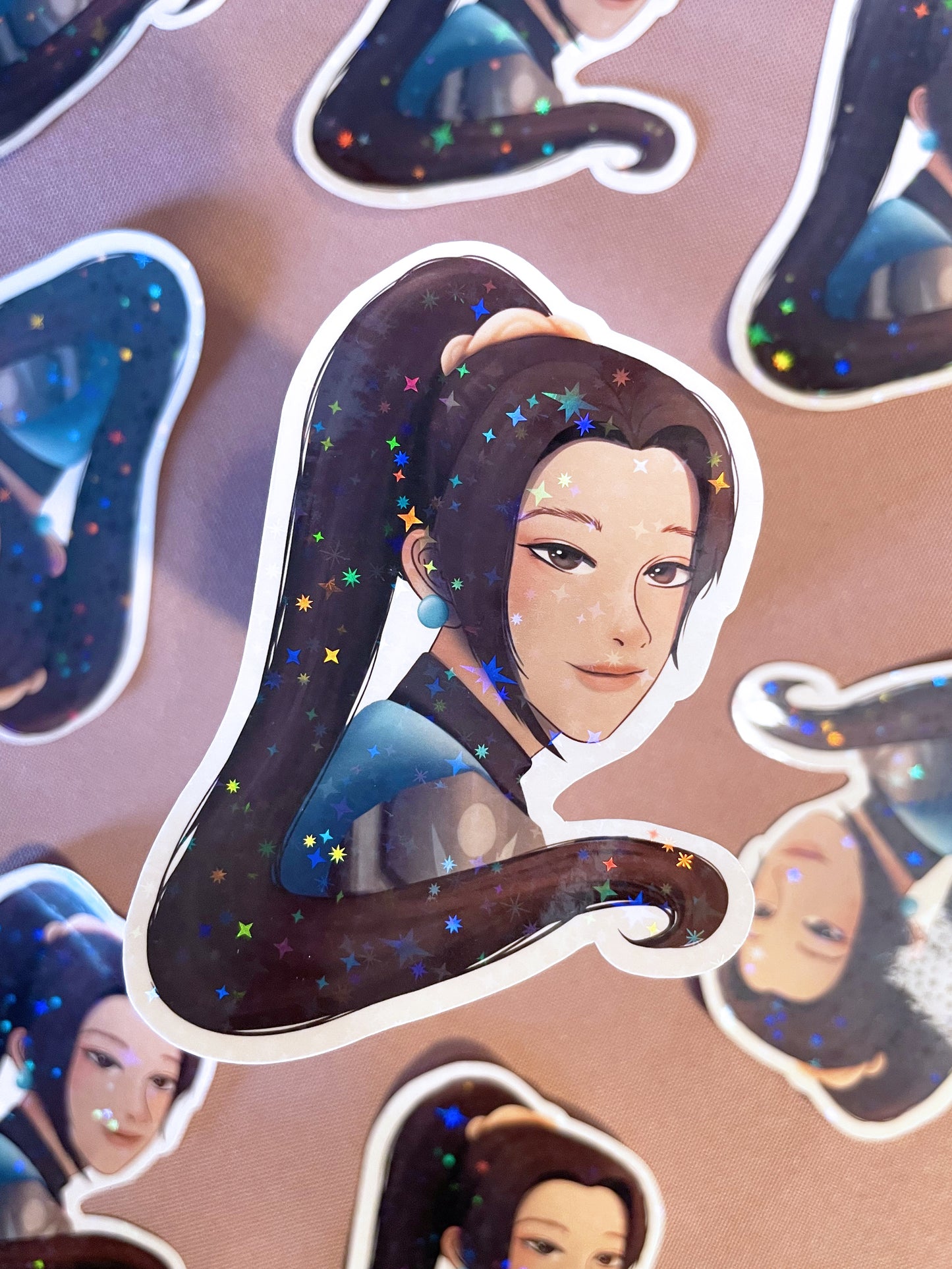 Sticker de Sage holographique (Valorant)