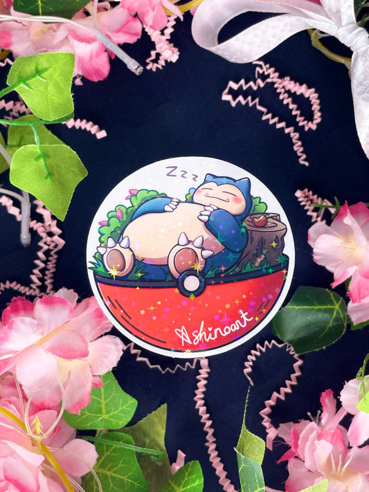Sticker holographique Ronflex