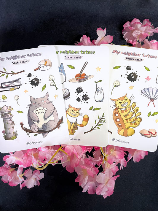 My Neighbor Totoro sticker sheets